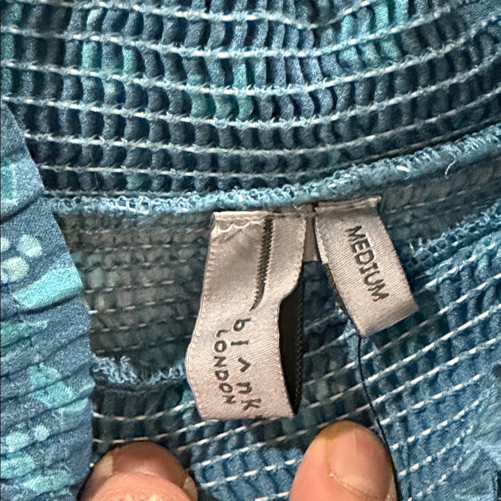 NWT Bl^nk London Anthropologie  Blue Maxi Dress - Picture 11 of 11